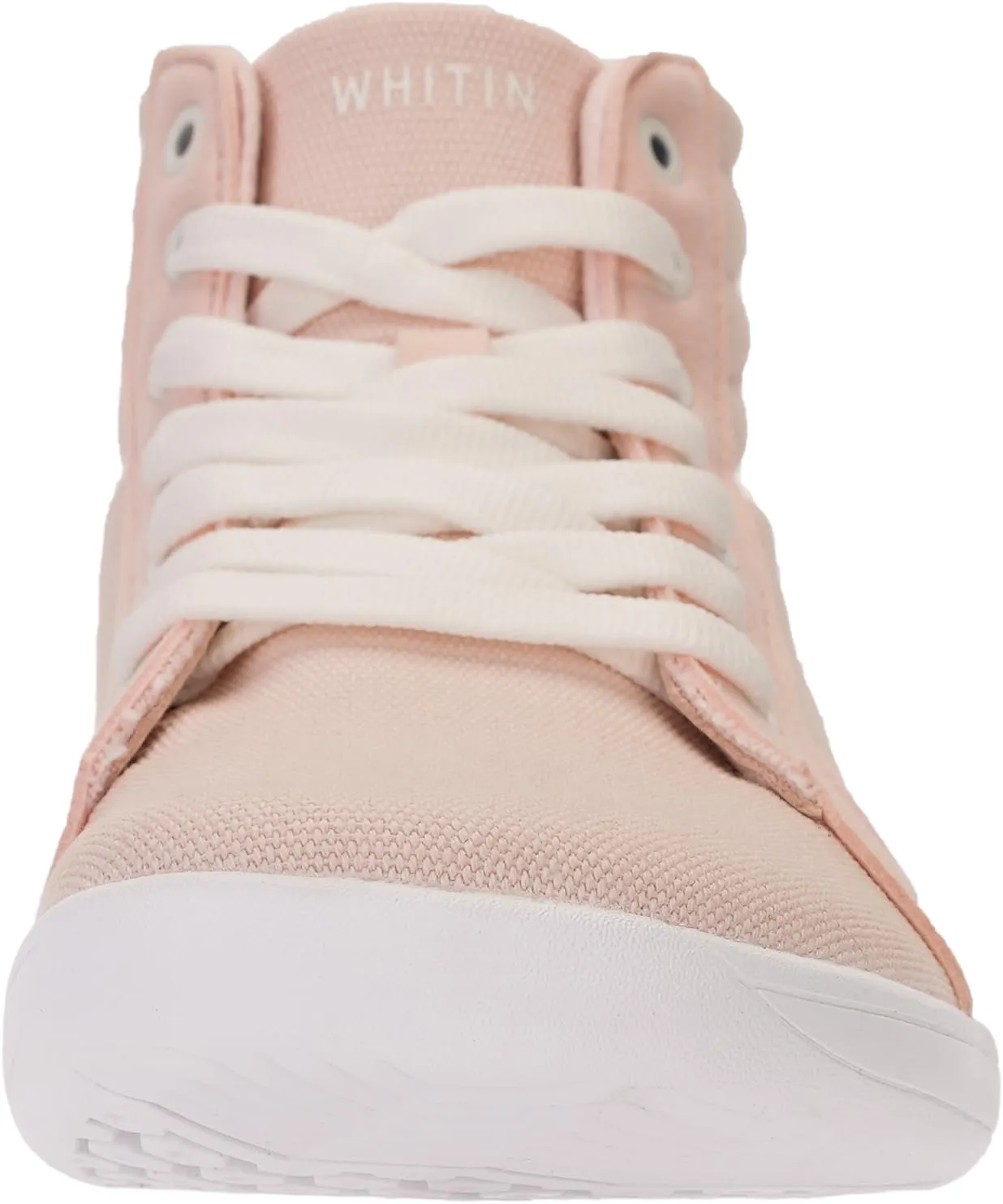 WHITIN Women's Wide High-Top Canvas Barefoot Sneakers | Minimalist Street-Ready Fit | Comfort-Forward Ankle Support