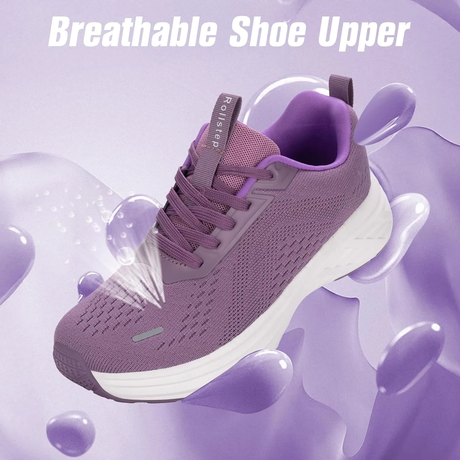 Wide Toe Box Shoes Women Sneakers Extra Wide Width Arch Support Non-Slip Tennis Athletic Ultralight Running Shoes for Women Walking Diabetic Plantar Fasciitis Footwear 6-12