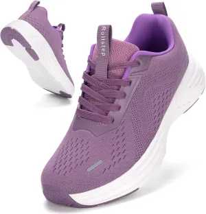Wide Toe Box Shoes Women Sneakers Extra Wide Width Arch Support Non-Slip Tennis Athletic Ultralight Running Shoes for Women Walking Diabetic Plantar Fasciitis Footwear 6-12