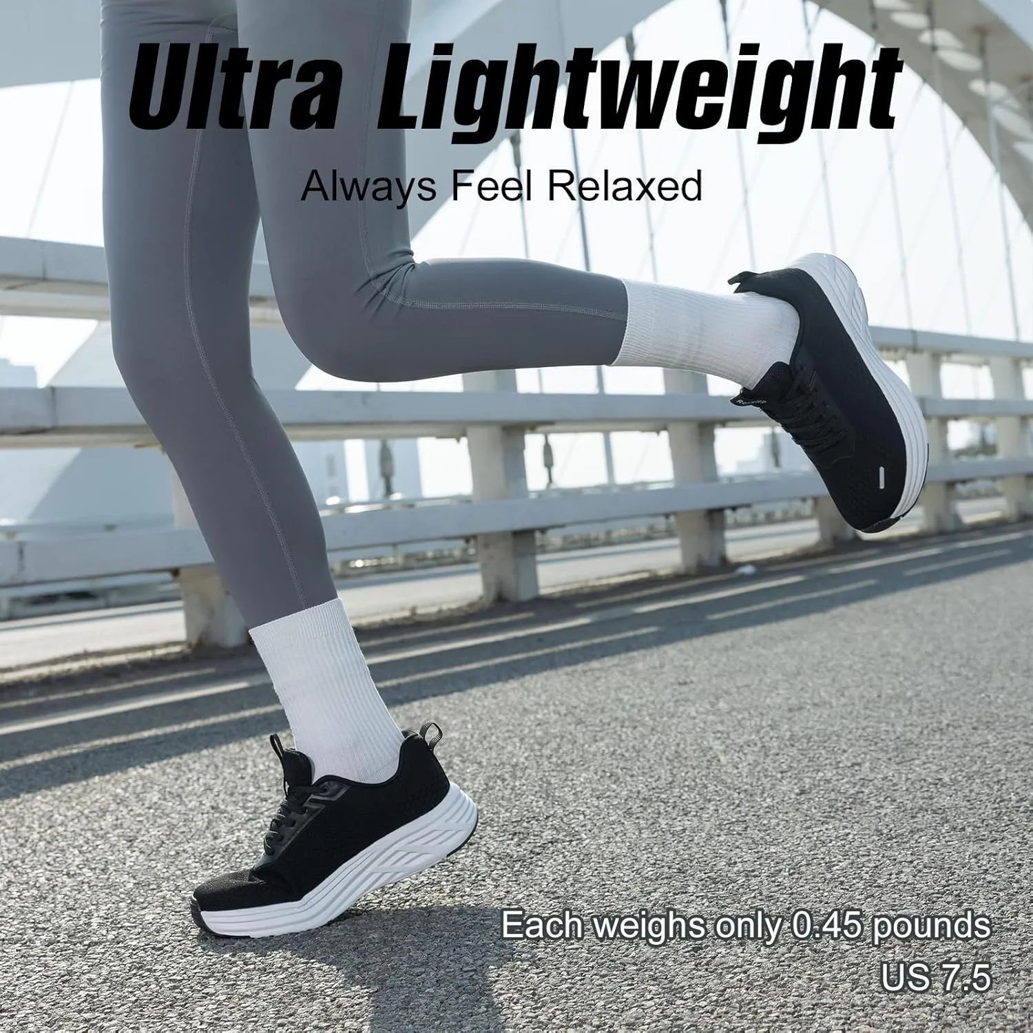 Wide Toe Box Shoes Women Sneakers Extra Wide Width Arch Support Non-Slip Tennis Athletic Ultralight Running Shoes for Women Walking Diabetic Plantar Fasciitis Footwear 6-12