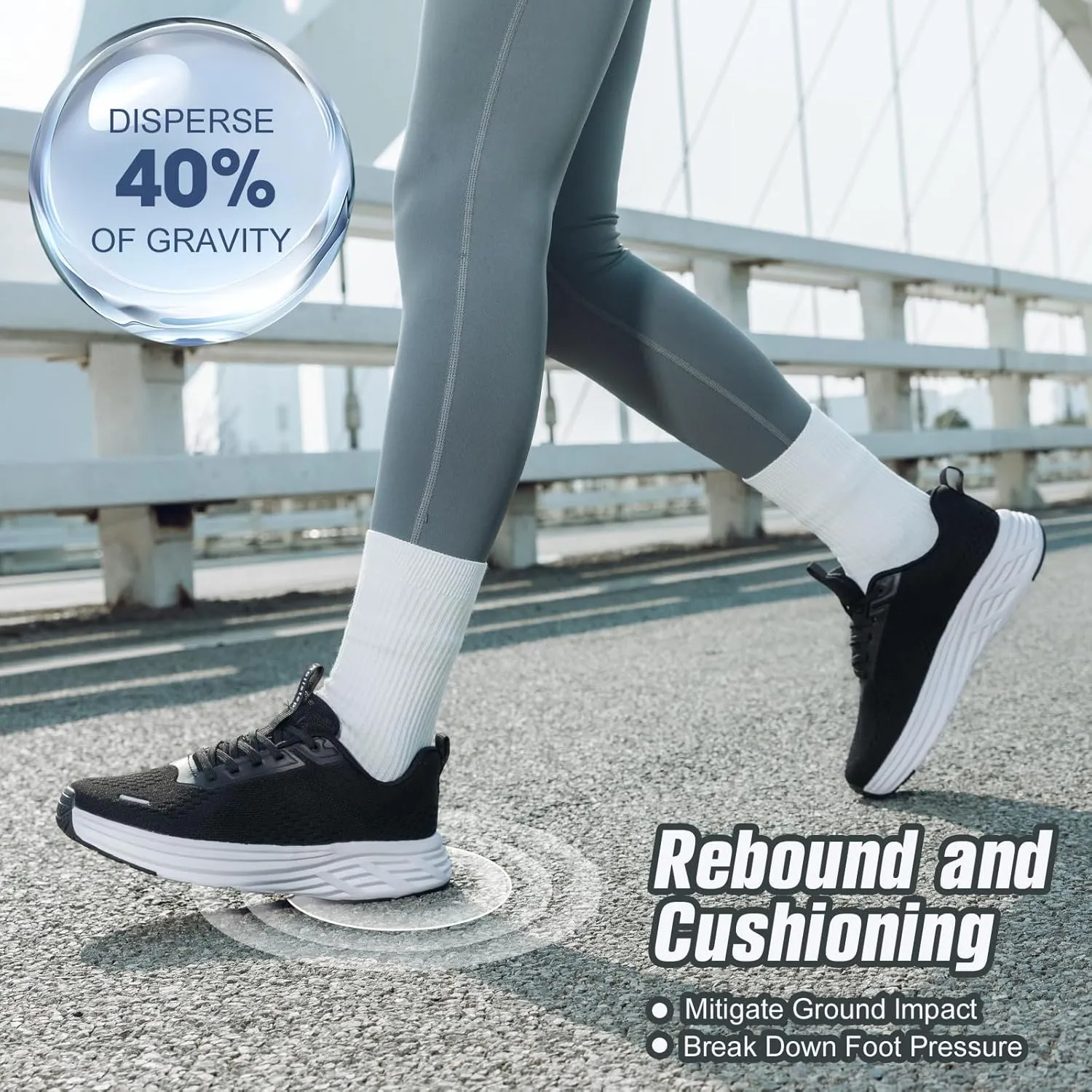 Wide Toe Box Shoes Women Sneakers Extra Wide Width Arch Support Non-Slip Tennis Athletic Ultralight Running Shoes for Women Walking Diabetic Plantar Fasciitis Footwear 6-12