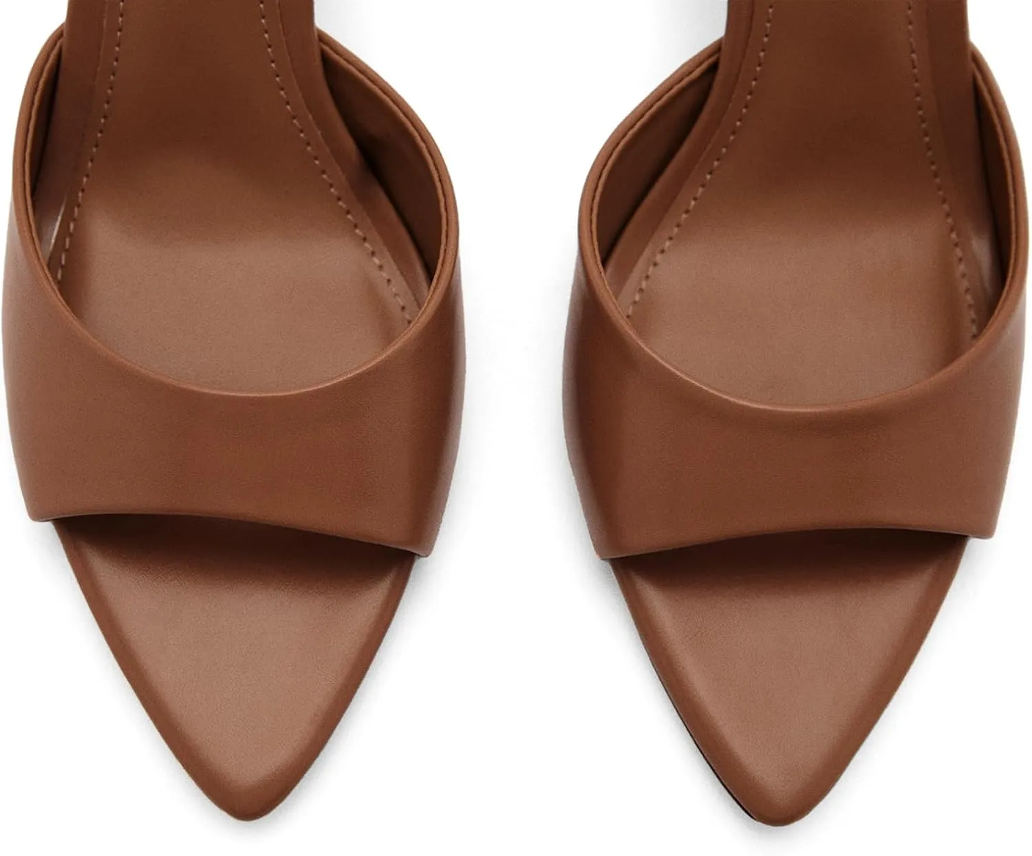 Women Heeled Mules Pointed Peep Toe Stiletto High Heel Slip on Backless Summer Mules Slide Sandals Fashion Dress Shoes