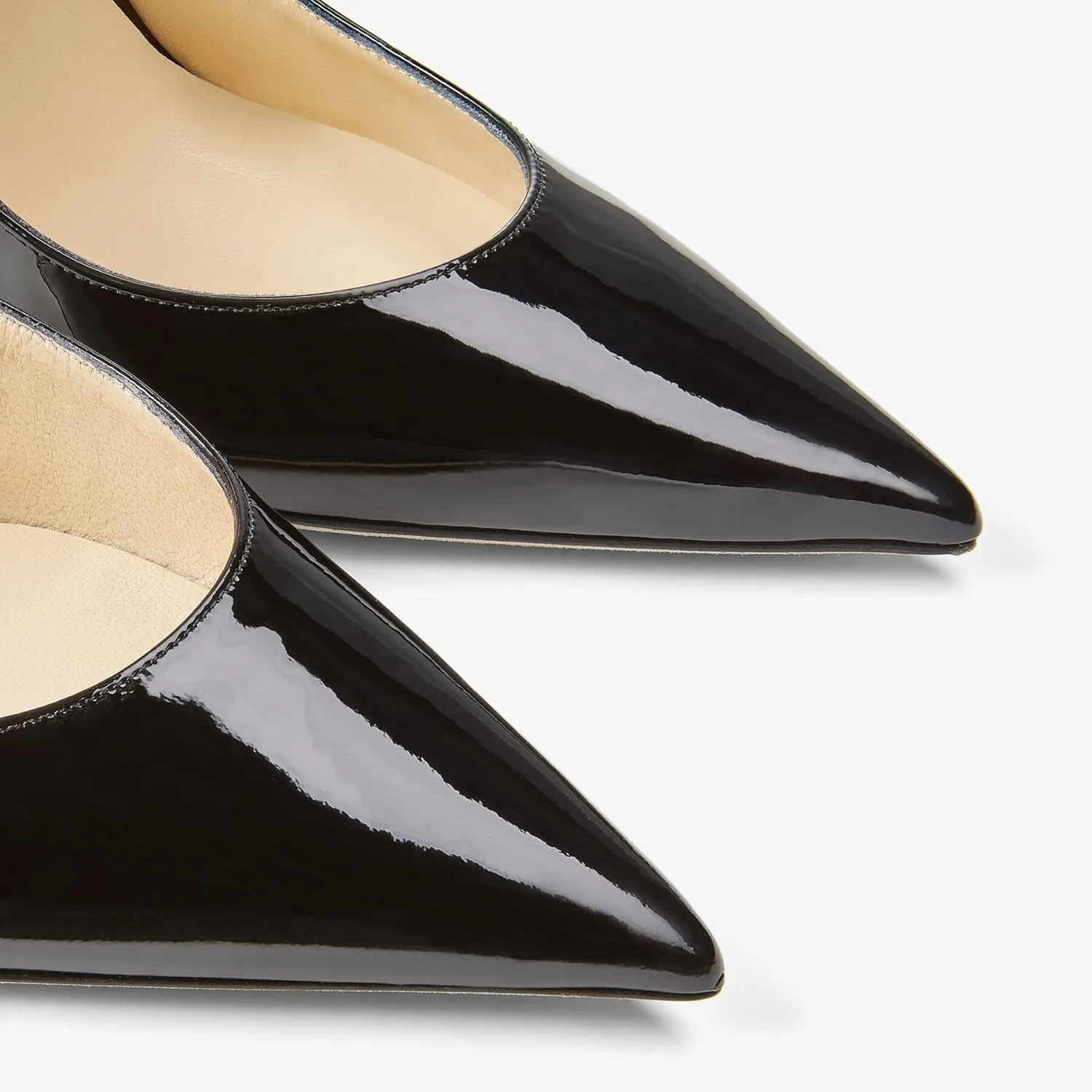 Women High Heeled Mules Crystal Embellished Strap Mules Pointed Toe Stiletto Heels Patent Leather Bridal Wedding Party Dress Shoes 5-13US