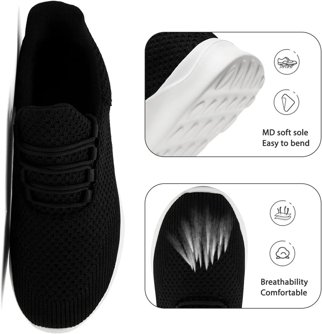 Women Running Shoes Non Slip Gym Workout Shoes Lightweight Breathable Sneakers Walking Tennis Shoes