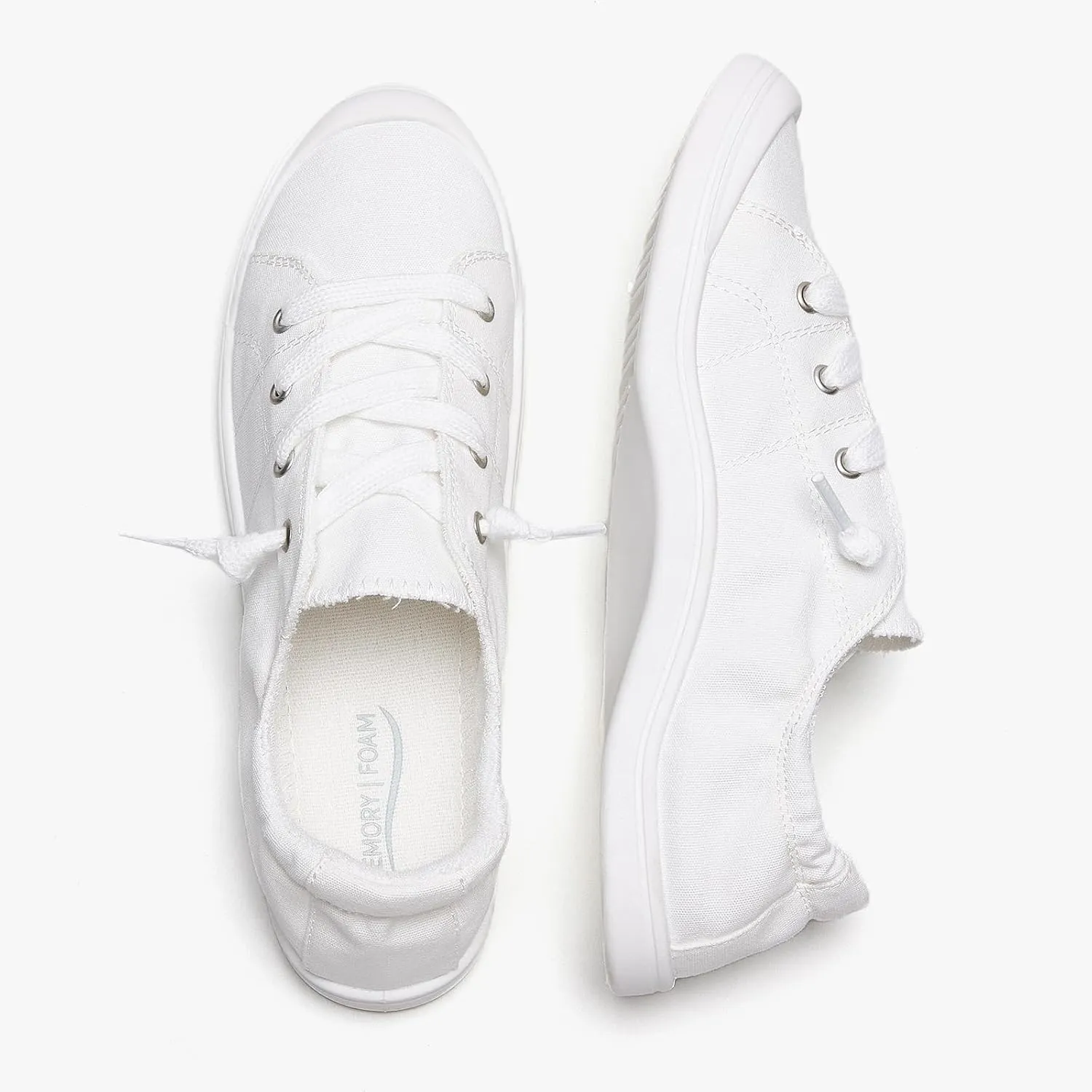 Women's Fashion Casual Slip-On Sneakers Comfort Lightweight Low Top Canvas Shoes