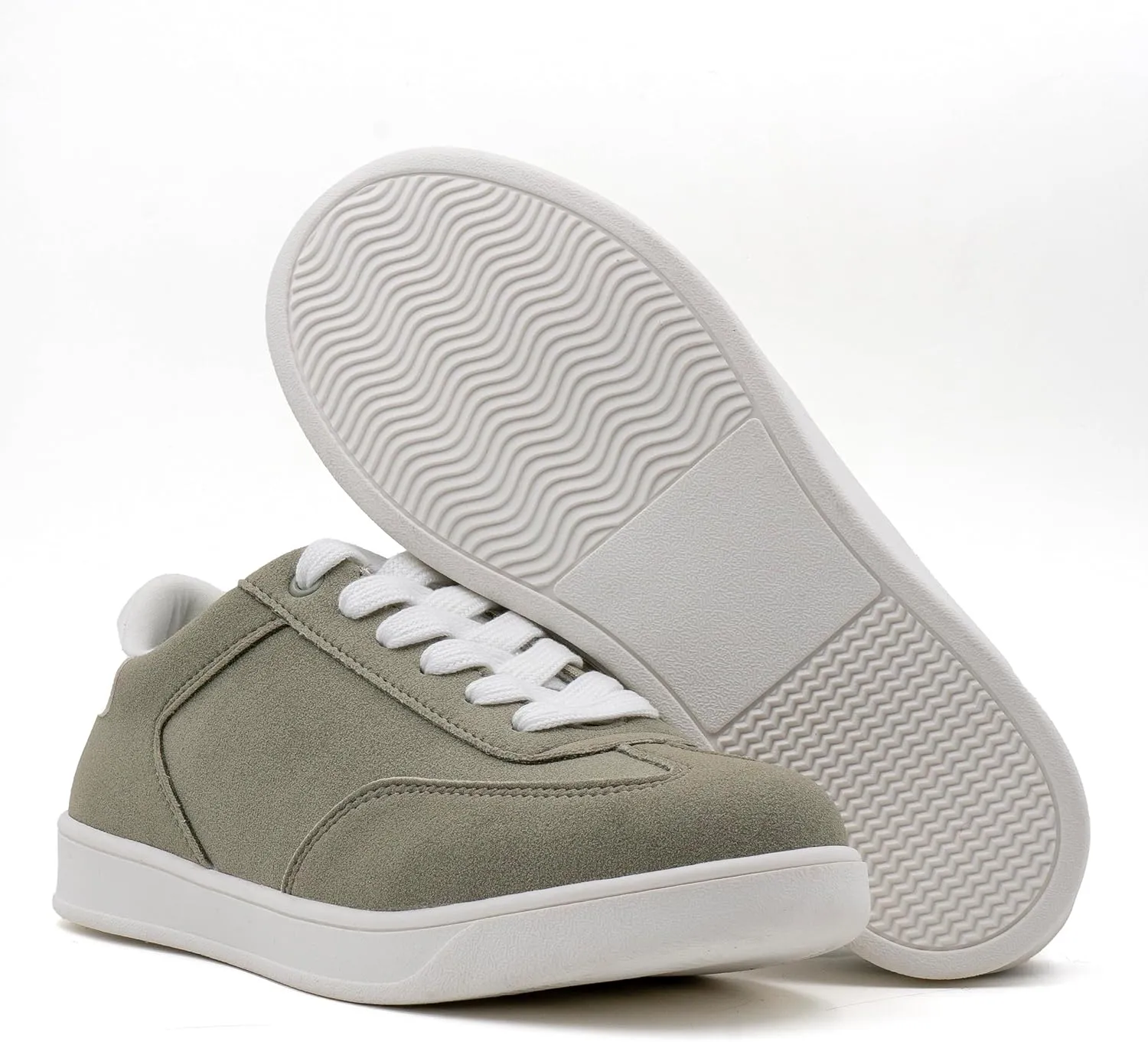 Women's Lace Up Trendy Sneaker Classic Fashion Low Top Walking Shoes