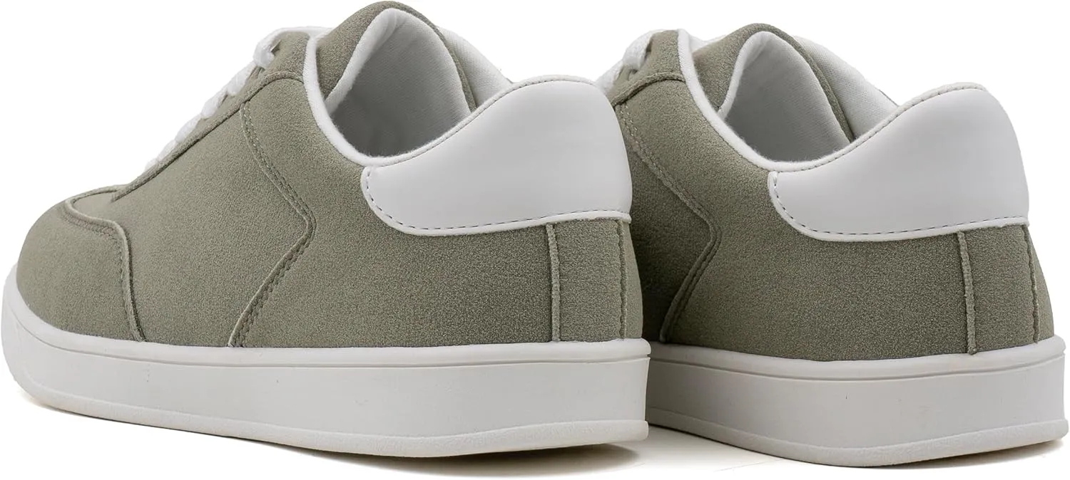 Women's Lace Up Trendy Sneaker Classic Fashion Low Top Walking Shoes