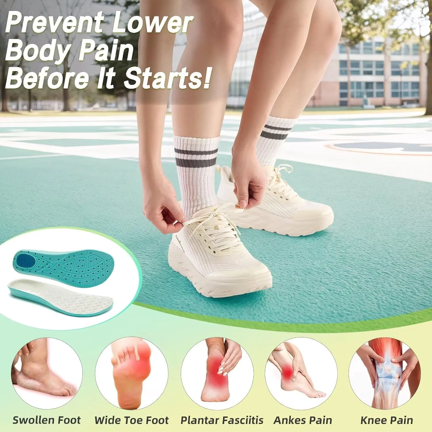 Women's Orthopedic Diabetic Wide Running Shoes: Comfortable Casual Arch Support Plantar Fasciitis Fashion Sneakers, High Arch Work Tennis Walking Shoes for Foot and Heel Pain Relief
