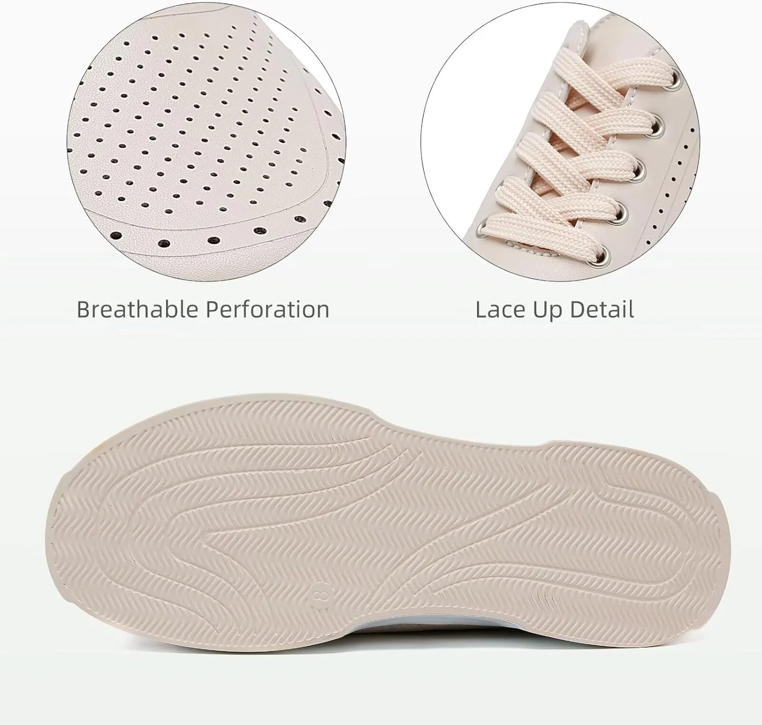 Women's Orthopedic Leather Dress Walking Shoes: Comfortable Shoes with Arch Support for Plantar Fasciitis, Casual Flat Feet Supportive Fashion Sneakers for Foot and Heel Pain Relief
