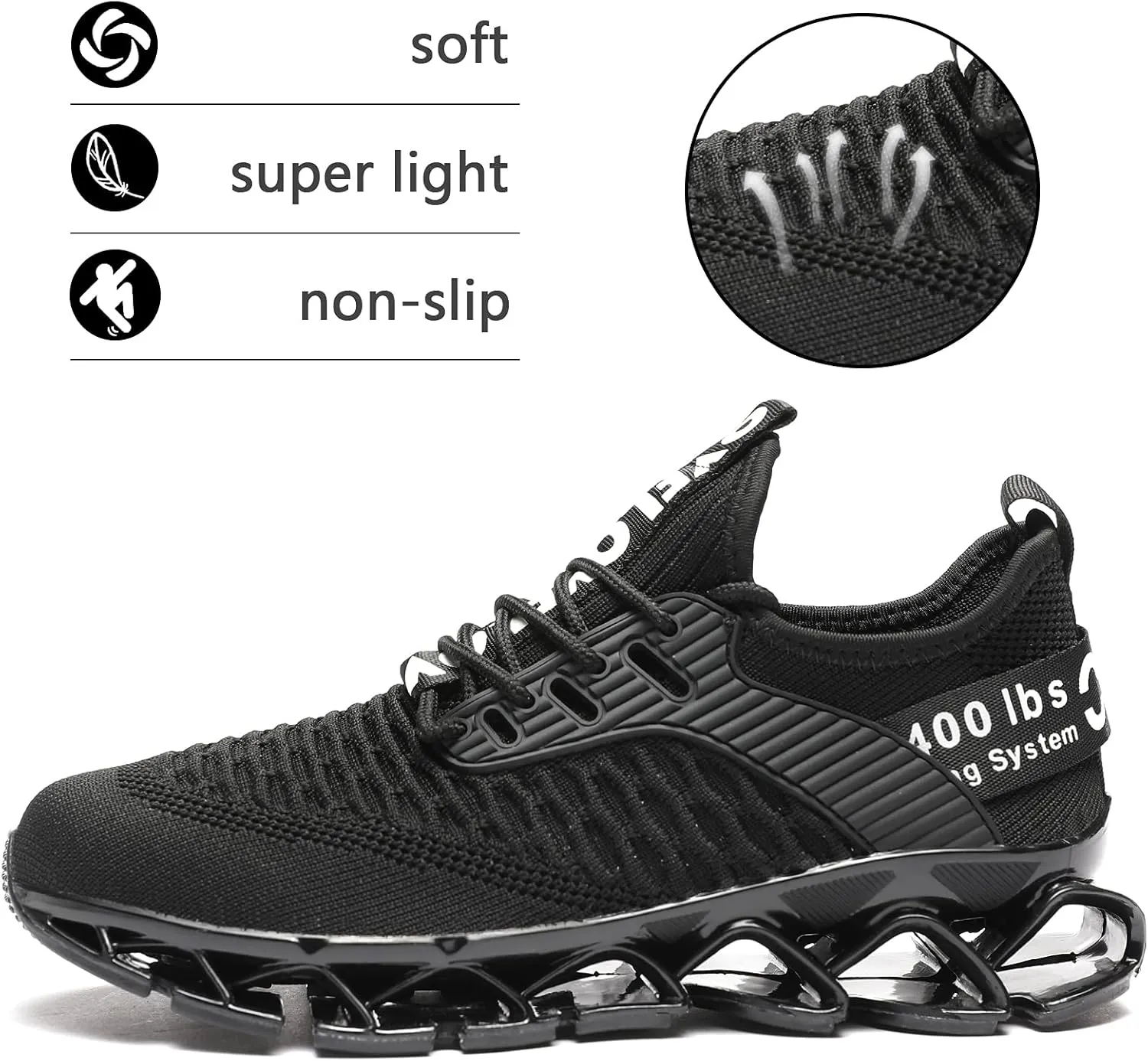 Womens Running Shoes Blade Tennis Walking Fashion Sneakers Breathable Non Slip Gym Sports Work Trainers