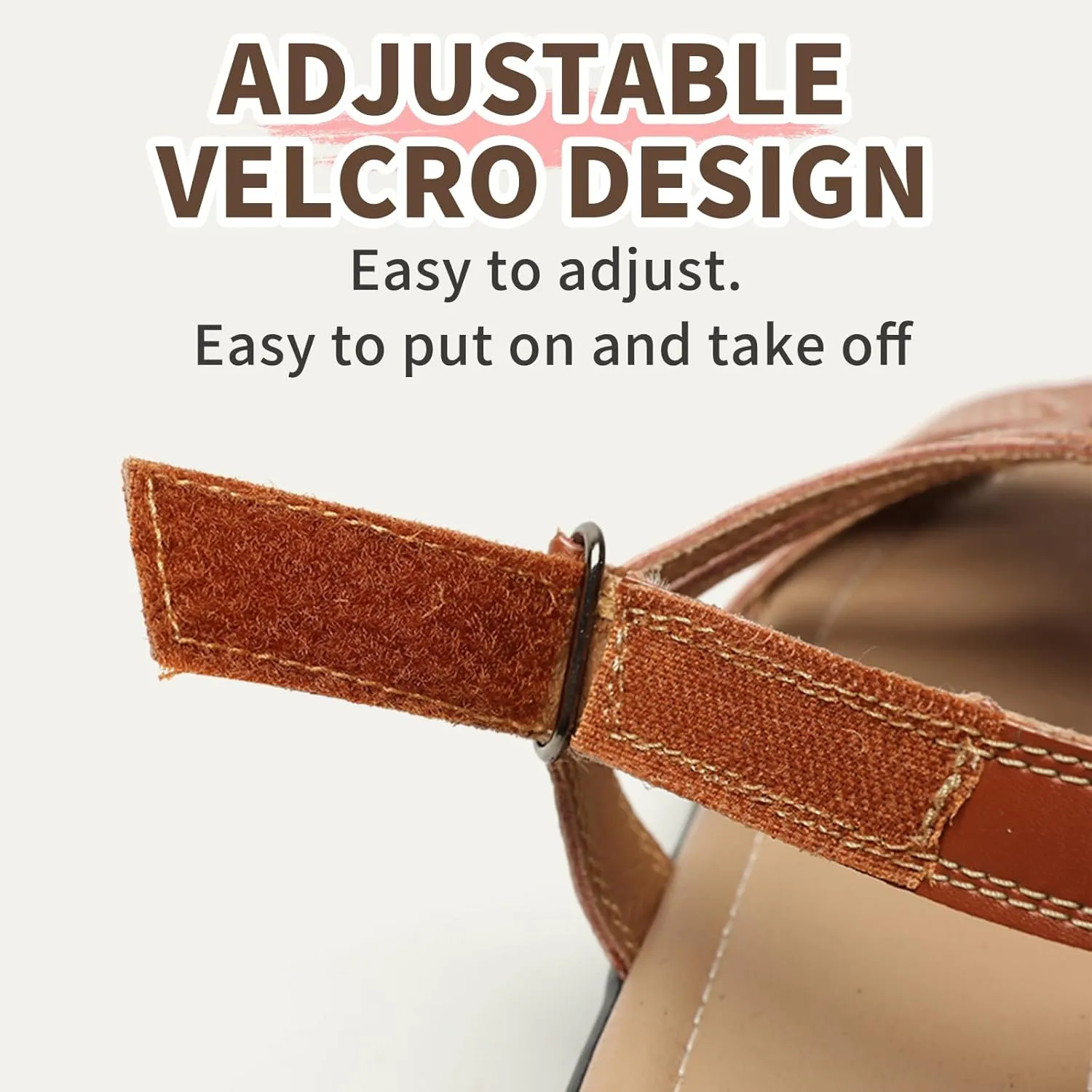 Womens Sandals Flats Comfort Leather Walking Orthopedic Sandals Casual Summer Shoes with Arch Support for Dressy Beach Hiking Vacation Camping Travel Pool Shopping Dating Water sports