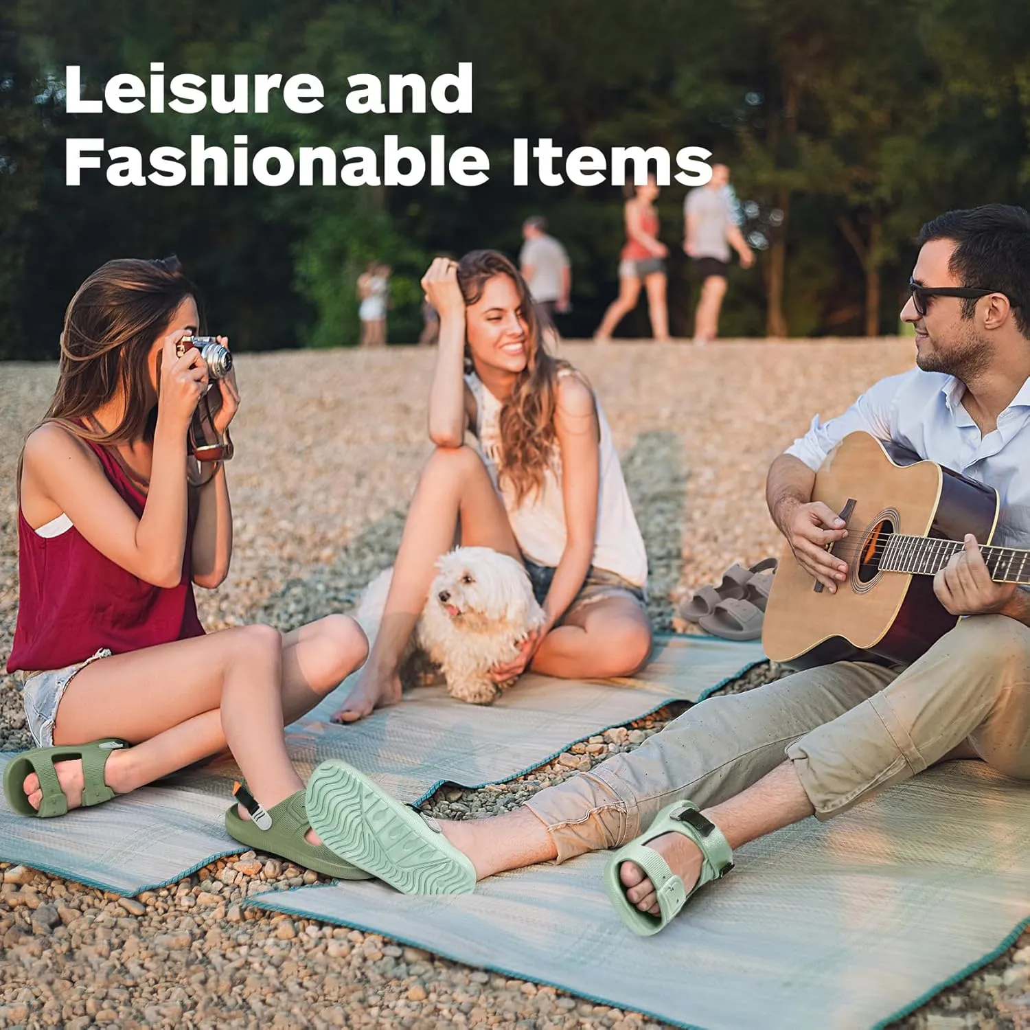 Womens Sandals, Summer Beach Sandals for Woman 2025, Womens Slides, Women Beach Sandals & Summer Shoes Comfortable, Pool Slip On Sandals Women