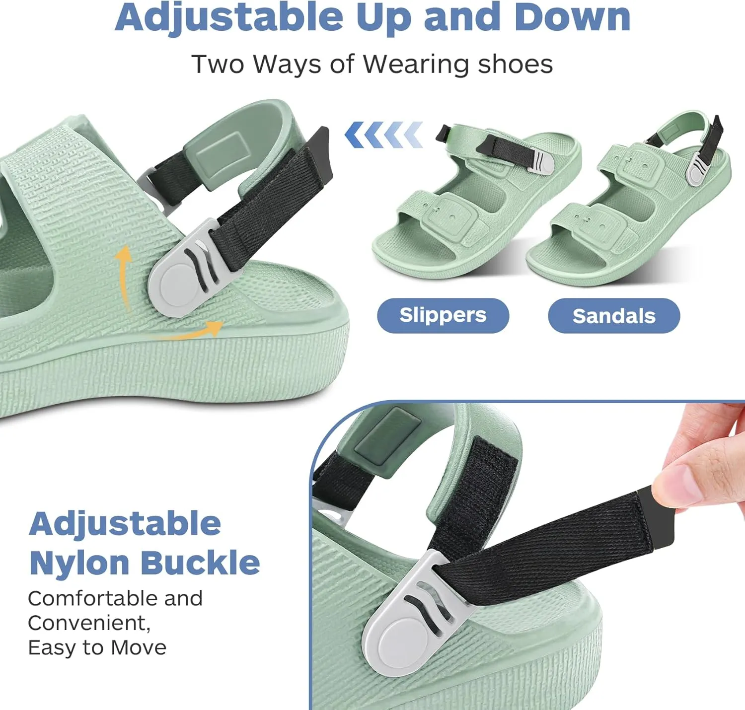 Womens Sandals, Summer Beach Sandals for Woman 2025, Womens Slides, Women Beach Sandals & Summer Shoes Comfortable, Pool Slip On Sandals Women