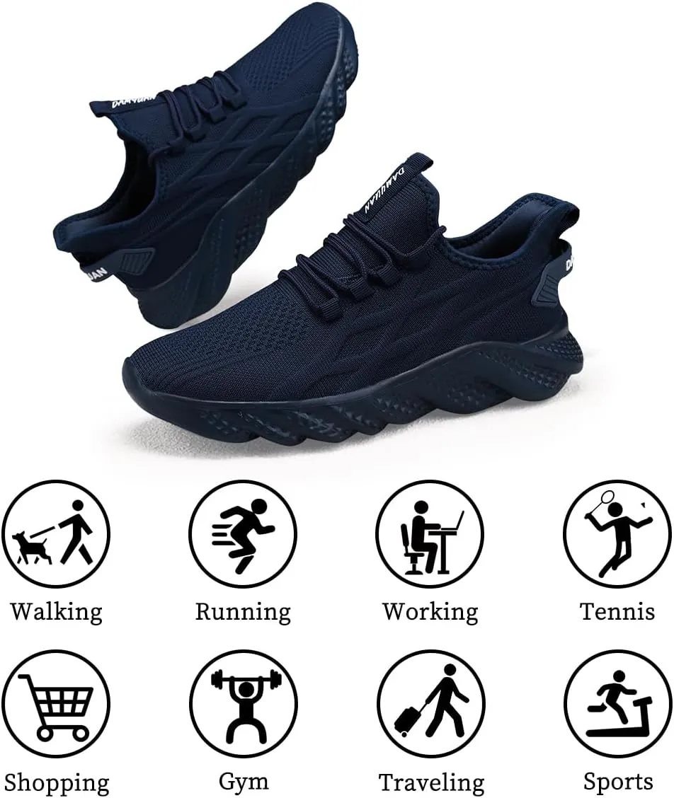 Women's Slip on Walking Shoes Lightweight Casual Tennis Sneakers Workout Breathable Running Shoes Comfortable Fashion Athletic Sports Gym Sneakers