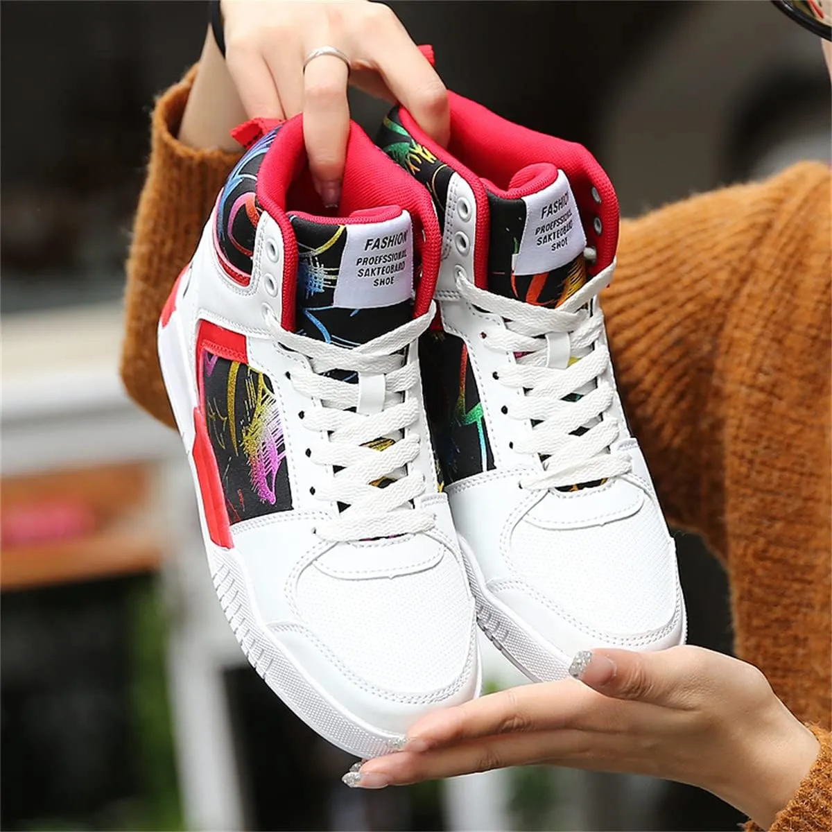 Women's Trendy High Top Skate Sneakers