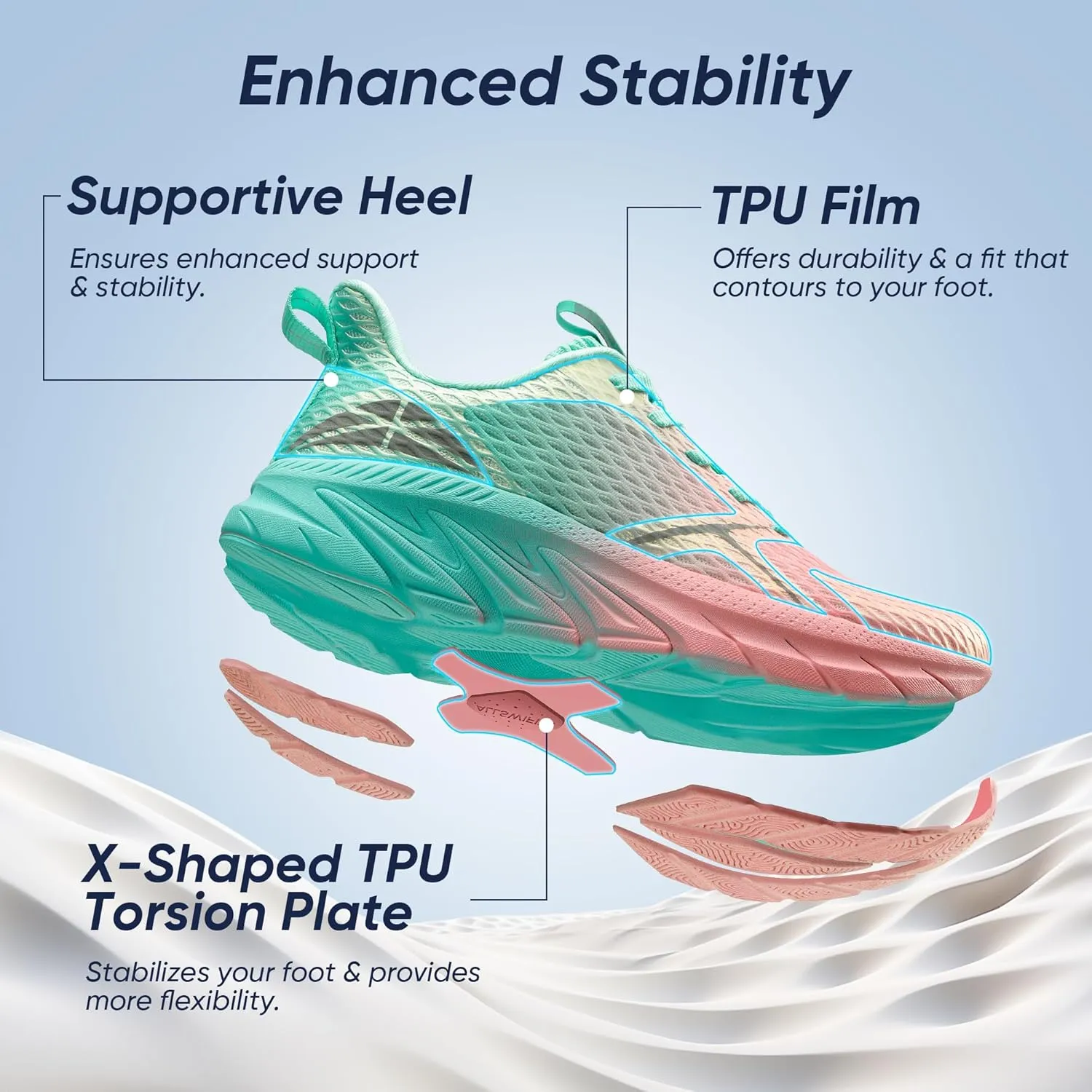 Women's Walking Shoes Comfortable ActiveEase Running Tennis Athletic Gym Workout Cross Training Sneakers