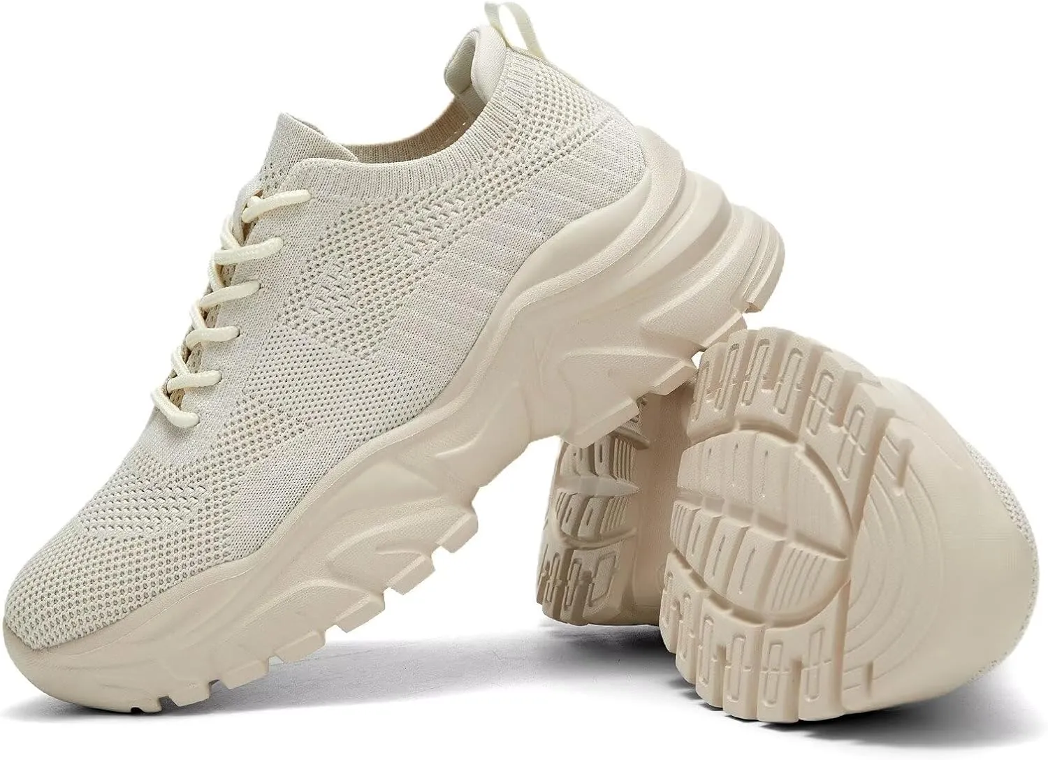 Womens Walking Shoes Non Slip Ladies Running Fashion Athletic Sneakers Work Gym Tennis Athletic Sports Comfort Breathable Lightweight Mesh Soft Sole