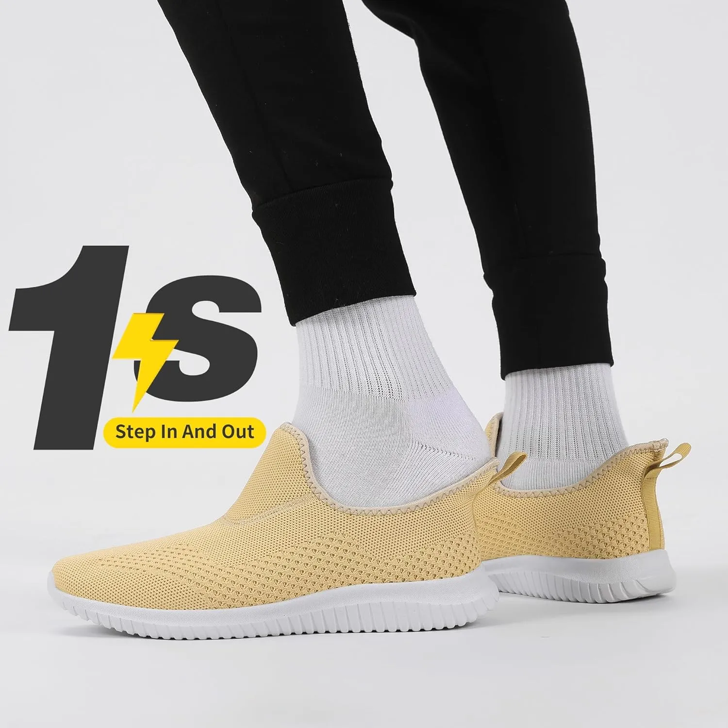 WXQ Men's Minimalist Walking Shoes Comfort Ultra Lightweight Breathable Running Tennis Athletic Gym Workout Non Slip Athletic Fashion Sneakers