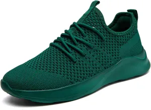 WYGRQBN Mens Walking Shoes Lightweight Breathable Slip On Running Shoes Gym Workout Tennis Fashion Sneakers
