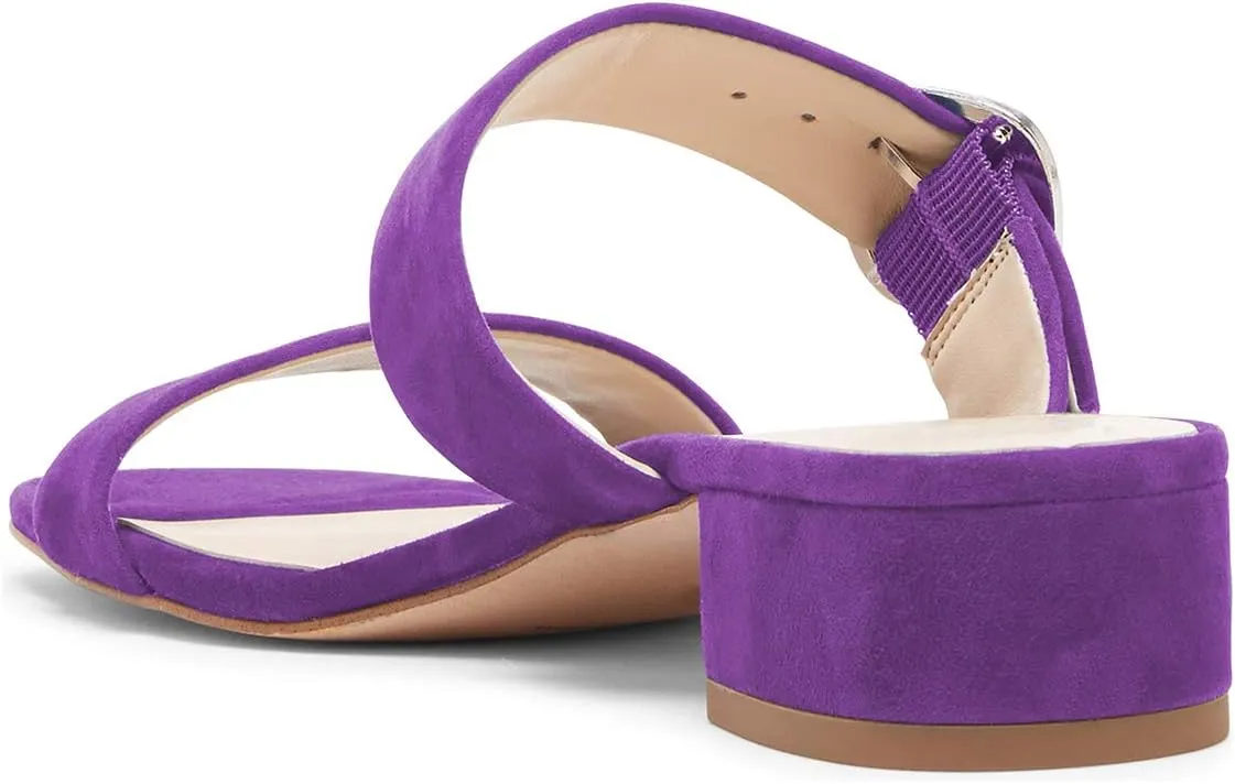 YDN Women Dressy Block Low Heel Mules Slip on Sandals Open Toe Pumps Slide Clogs Shoes